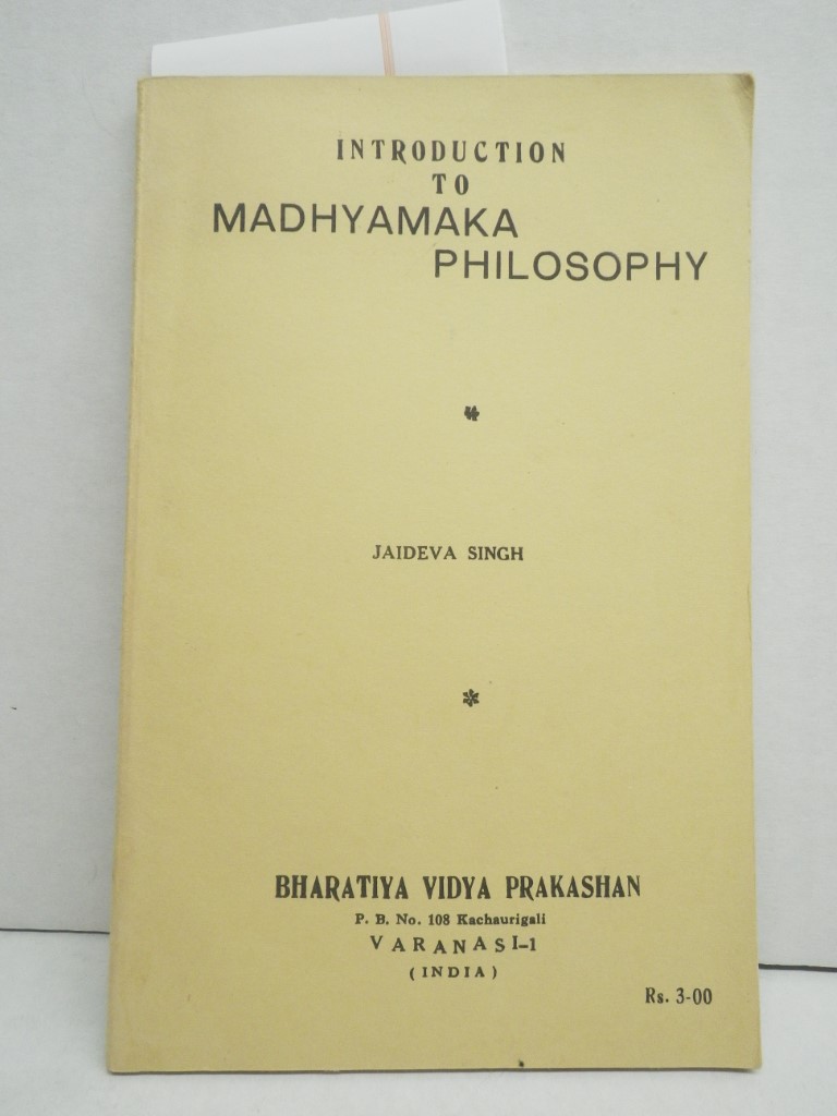 Introduction to Madhyamaka Philosophy