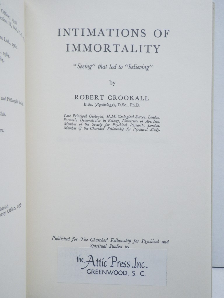 Image 1 of Intimations of Immortality