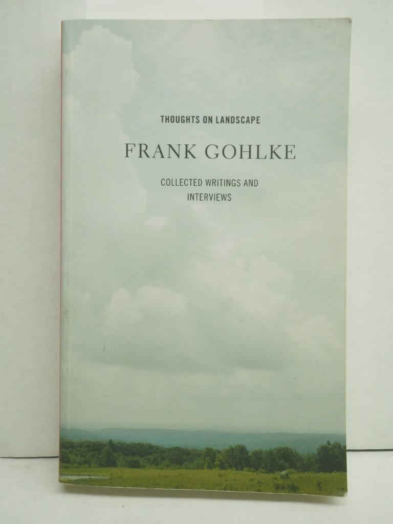 Image 0 of Thoughts on Landscape: Collected Writings and Interviews