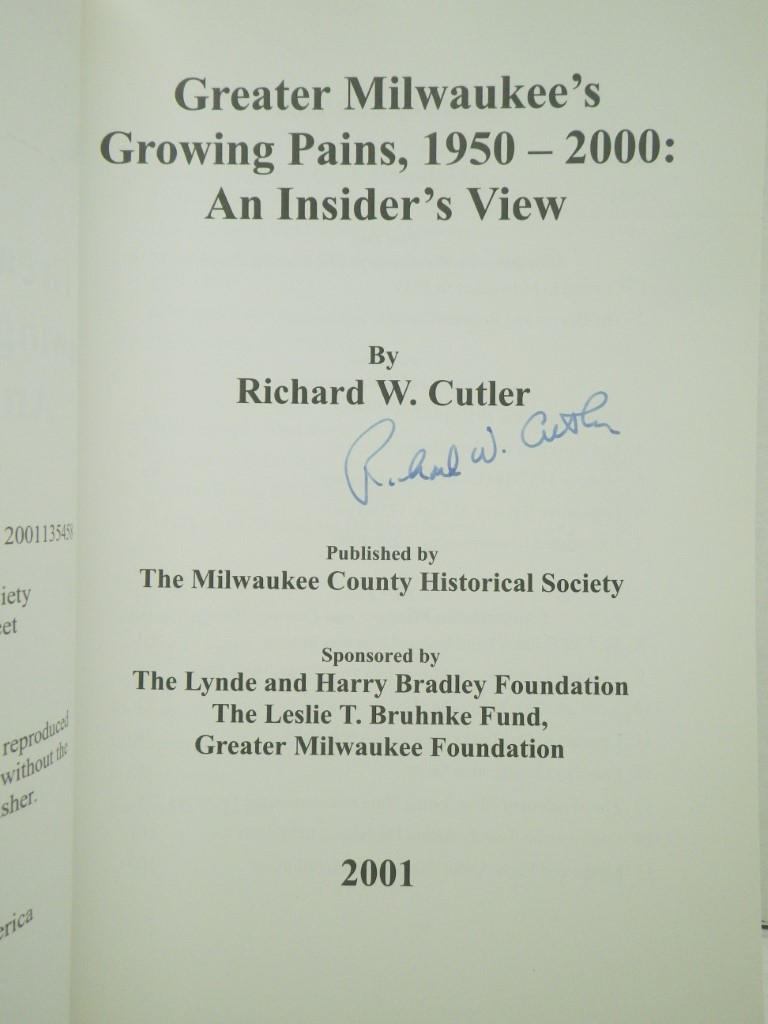 Image 1 of Greater Milwaukee's Growing Pains, 1950–2000: An Insider's View (Wisconsin)