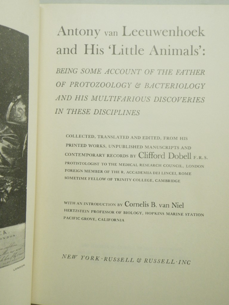 Image 1 of Antony van Leeuwenhoek and His 'Little Animals':  Being Some Account of the Fath