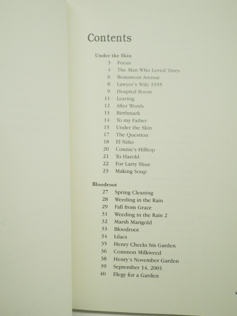 Image 2 of Bloodroot Poems