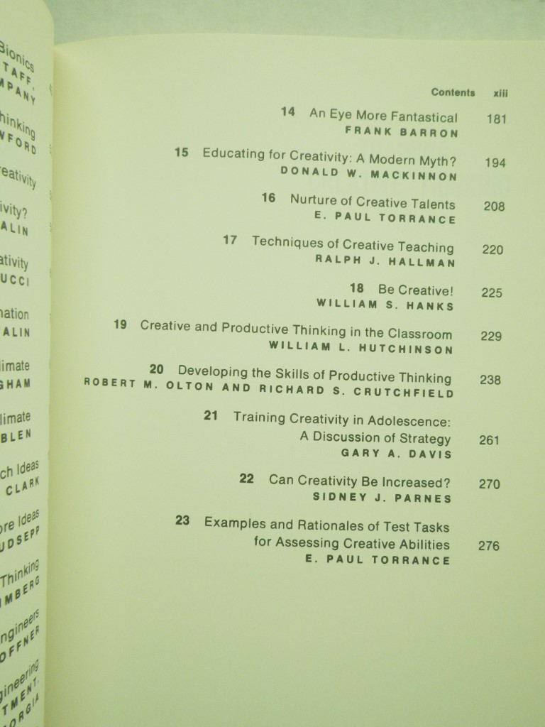 Image 1 of Training creative thinking