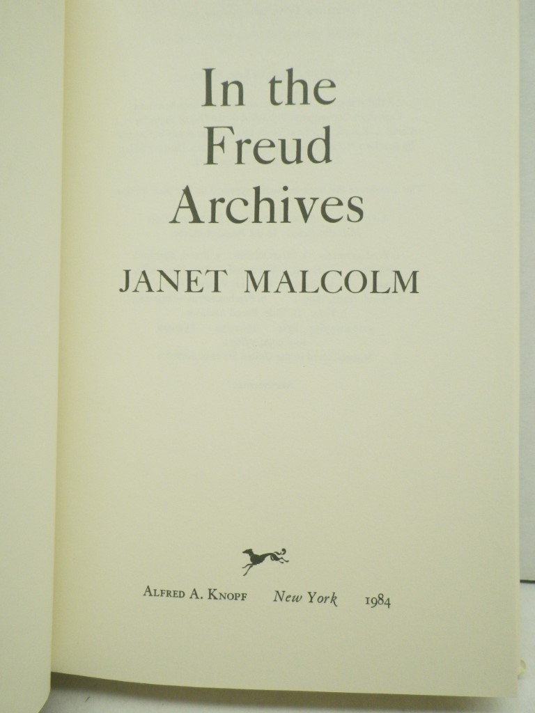 Image 1 of In the Freud Archives