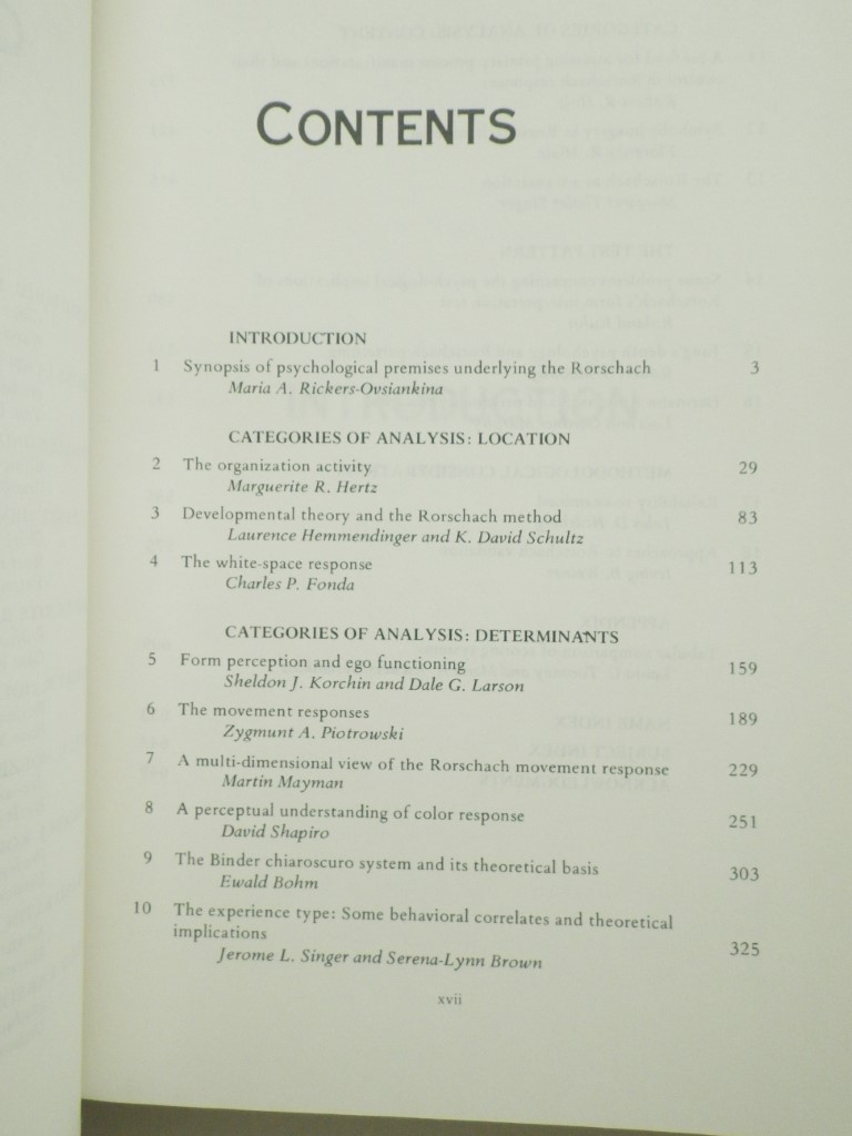 Image 2 of Rorschach psychology