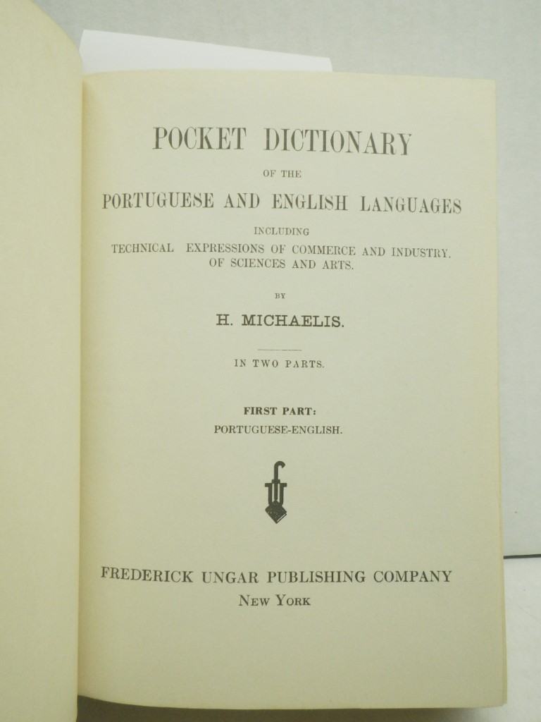 Image 1 of Pocket Dictionary of the Portuguese and English Languages