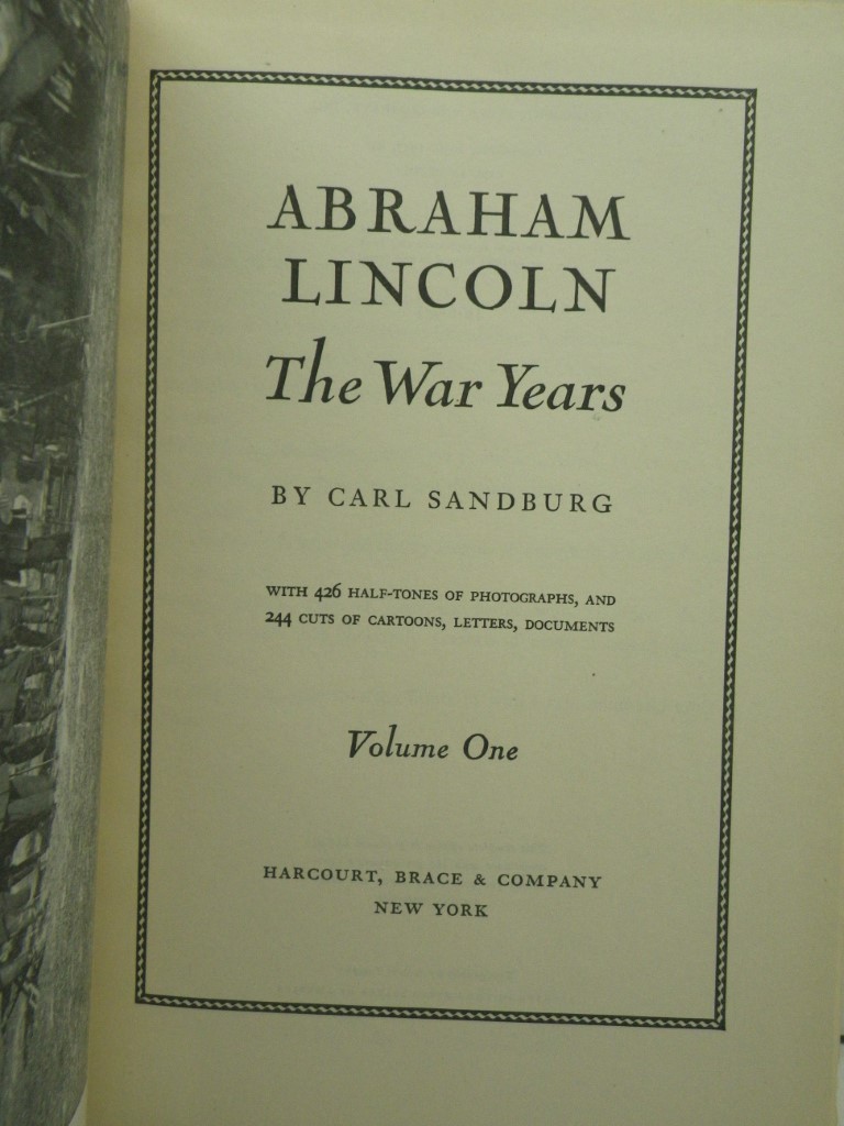 Image 2 of Abraham Lincoln (the Prairie Years - 2 volumes; the War Years - 4 volumes), 6 vo