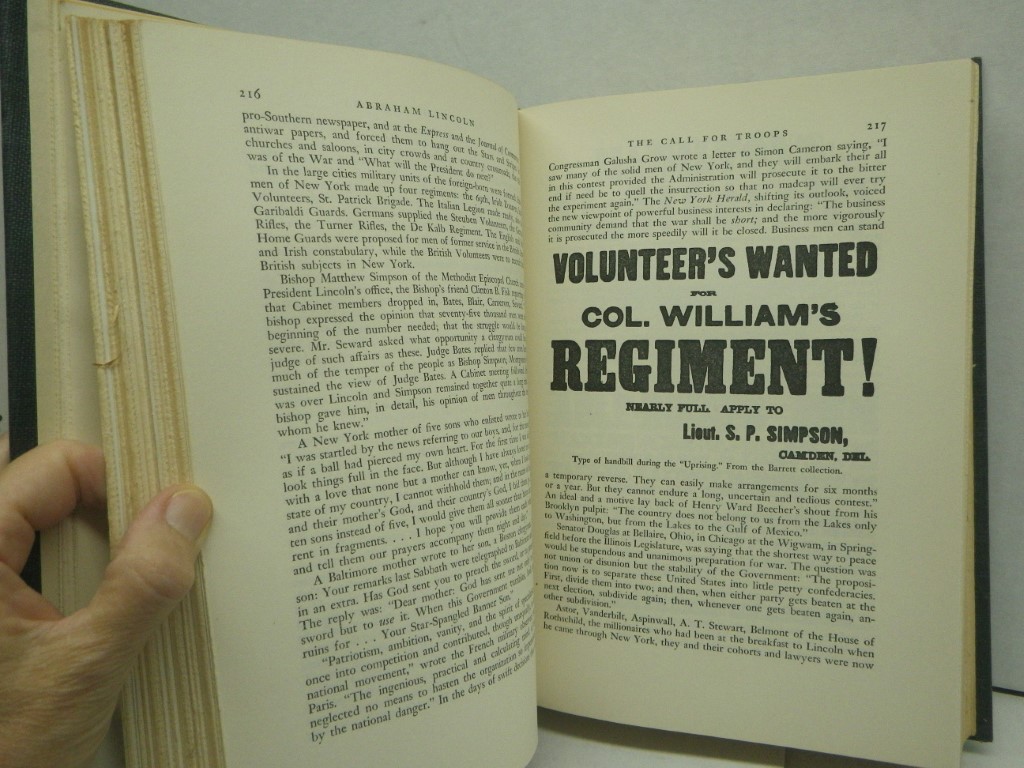 Image 4 of Abraham Lincoln (the Prairie Years - 2 volumes; the War Years - 4 volumes), 6 vo
