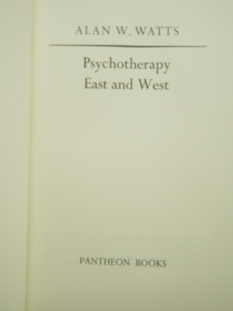 Image 1 of Psychotherapy East and West