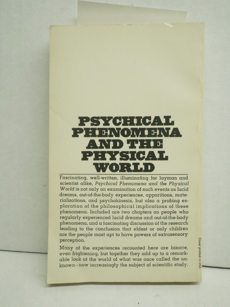 Image 1 of Psychical Phenomena and the Physical World,