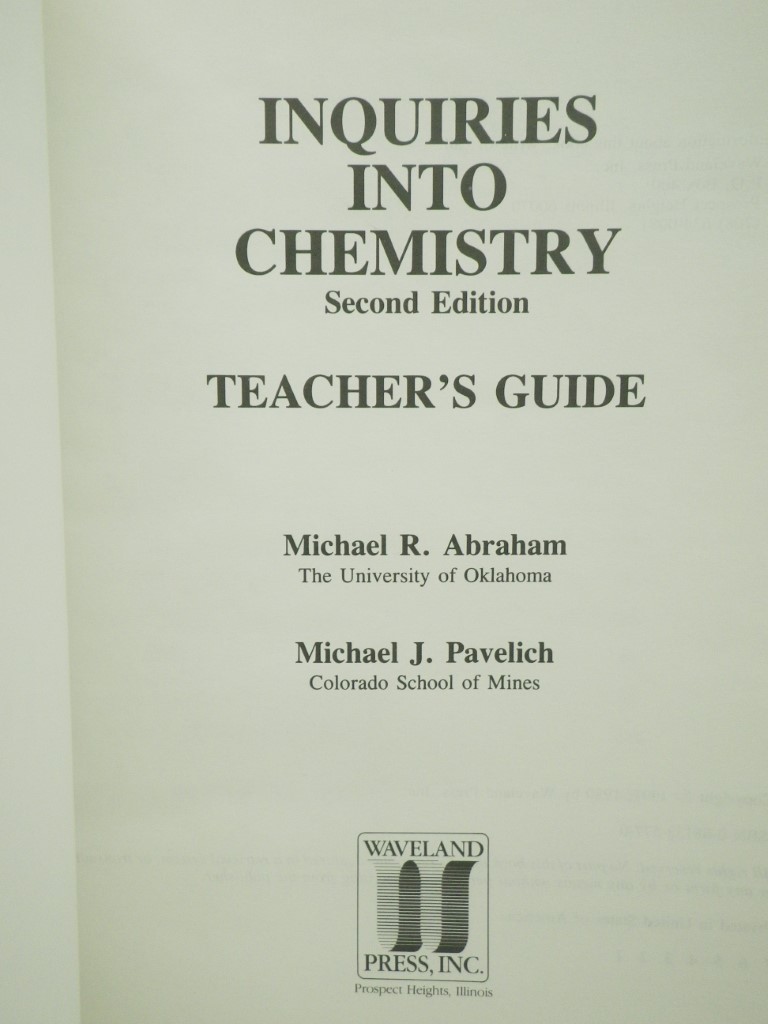 Image 1 of Inquiries Into Chemistry