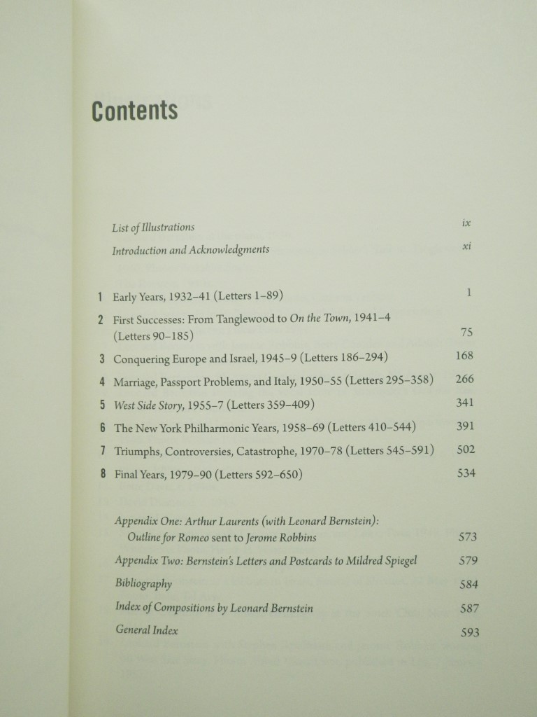Image 2 of The Leonard Bernstein Letters