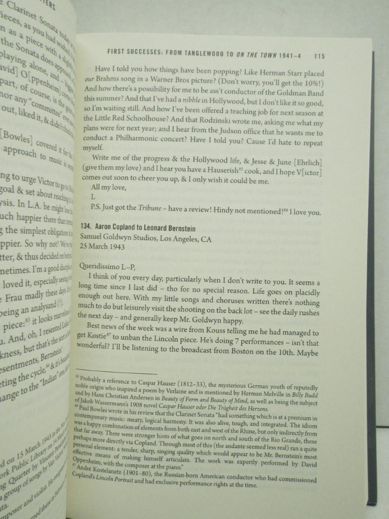 Image 3 of The Leonard Bernstein Letters