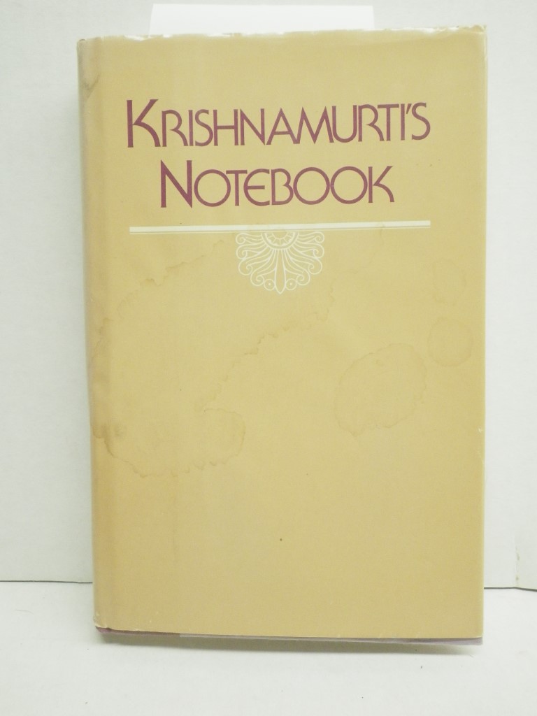 Krishnamurti's Notebook