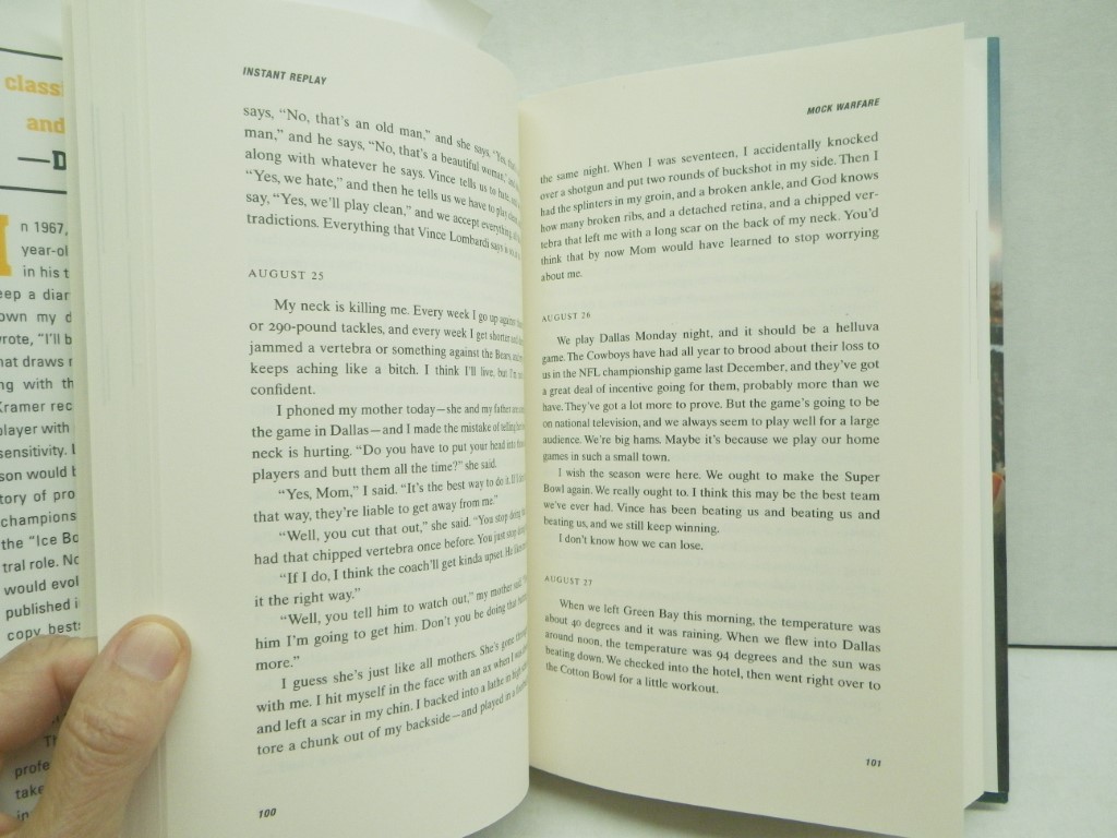 Image 4 of Instant Replay: The Green Bay Diary of Jerry Kramer, Signed