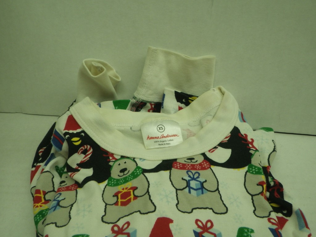 Image 3 of Hanna Andersson Pajama Set Christmas Penguin XS unisex adult