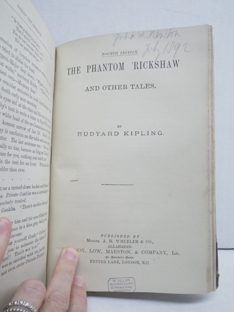 Image 6 of Rebound Rudyard Kipling's Tales, 1888