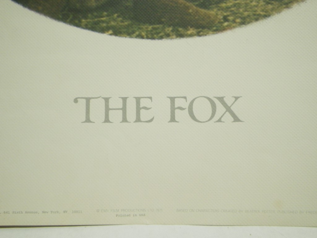 Image 1 of Beatrix Potter  Poster from 1971, 20x30