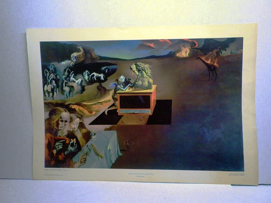Inventions of the Monsters Poster 27x18 Salvador Dali