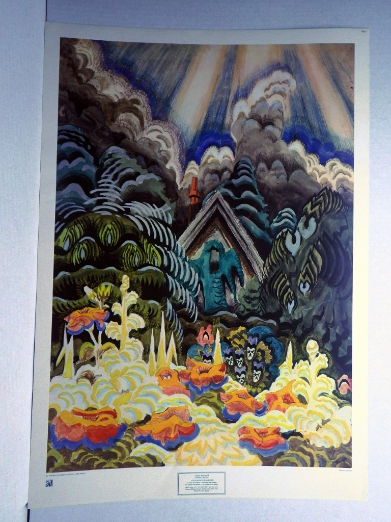 Burchfield Childhood's Garden  Poster 30x21