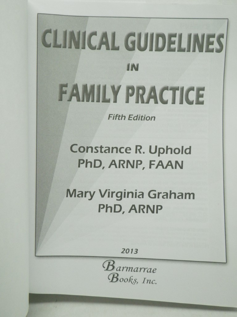 Image 1 of Clinical Guidelines in Family Practice