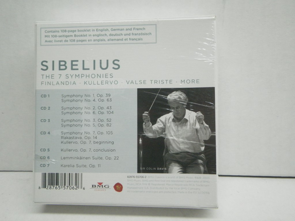 Image 1 of Sibelius: Symphonies 1-7
