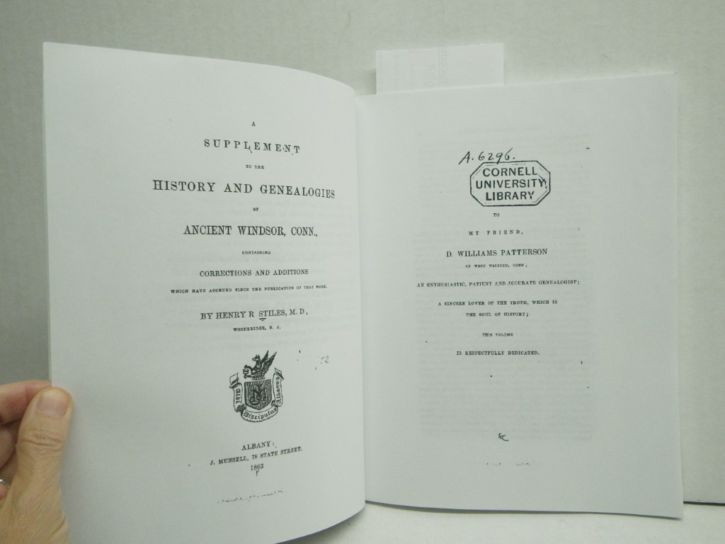 Image 2 of A supplement to The history and genealogies of ancient Windsor, Conn., containin