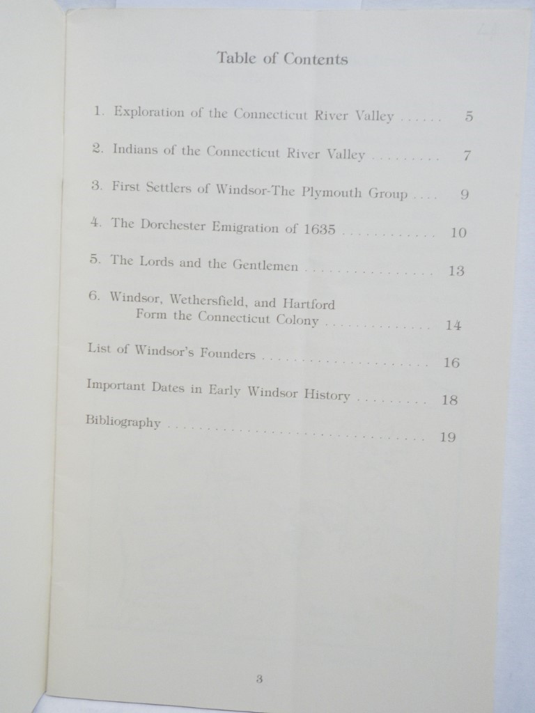 Image 1 of The settlement of Windsor, Connecticut
