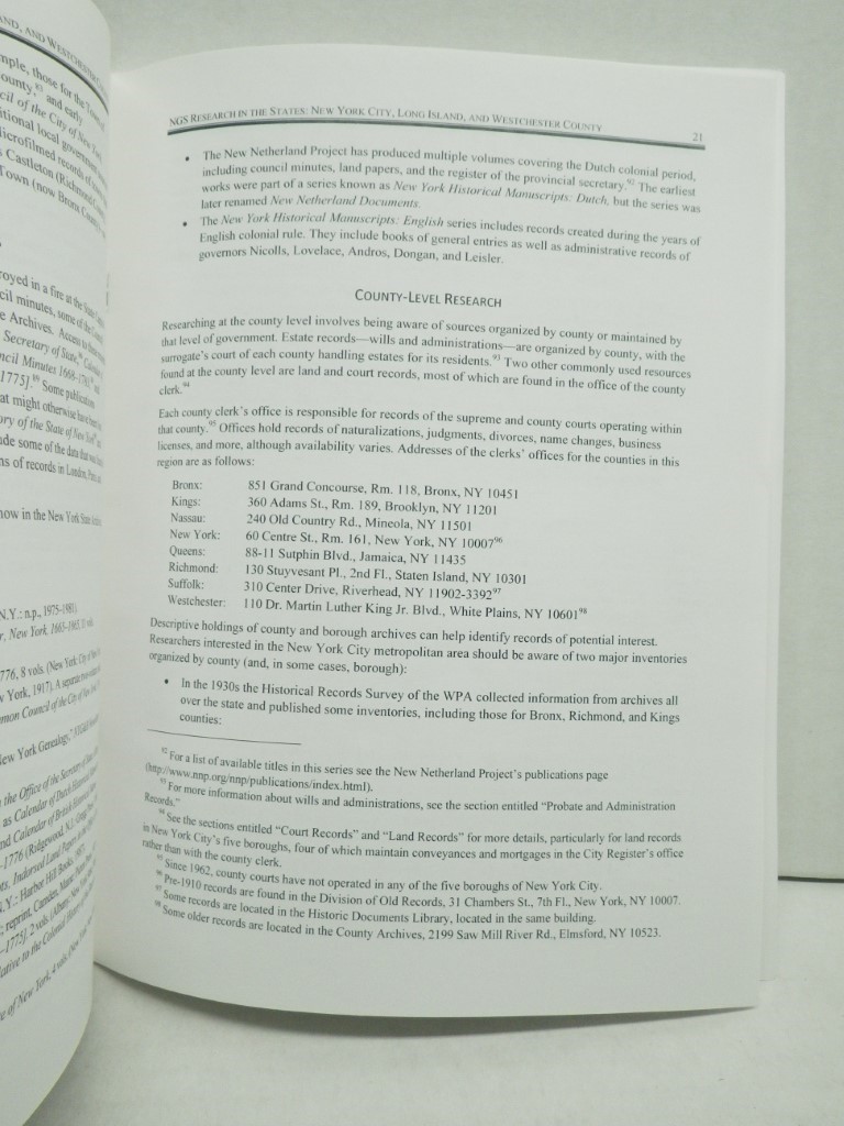 Image 3 of NGS Research in the States: New York City, Long Island, and Westchester County