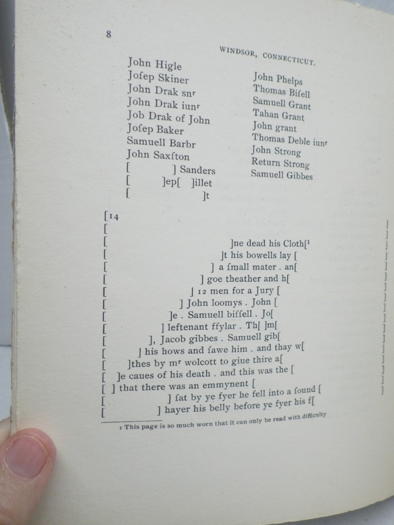 Image 3 of Some Early Records and Documents of and Relating to the Town of Windsor, Connect