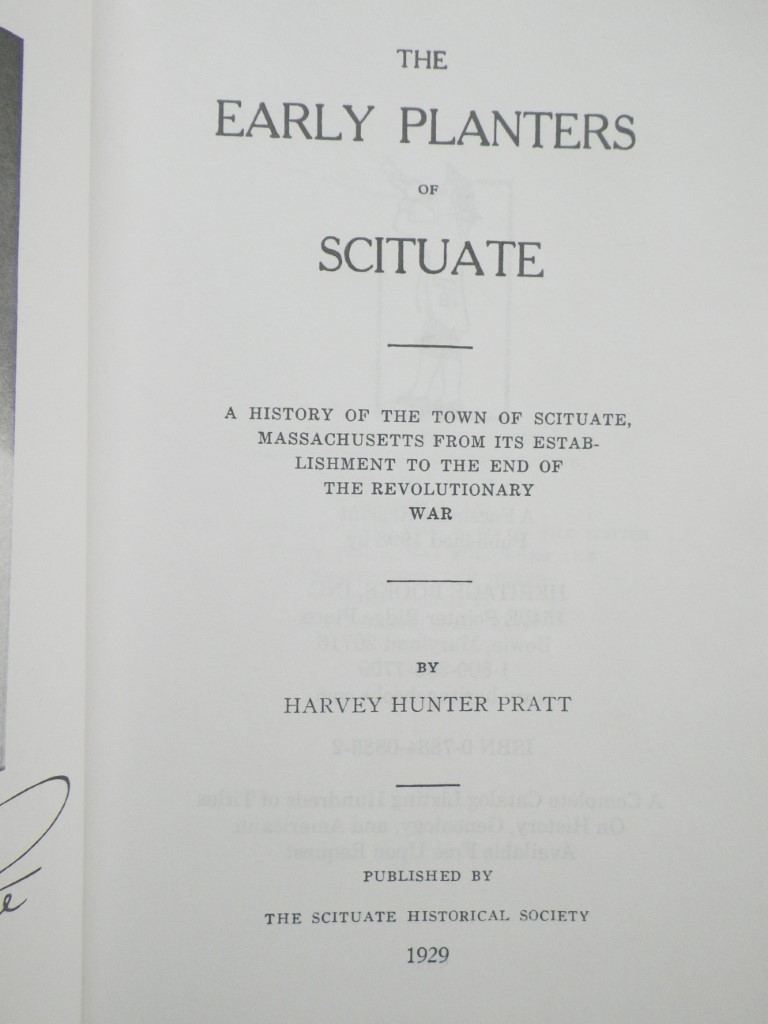 Image 1 of Early Planters of Scituate [Massachusetts]
