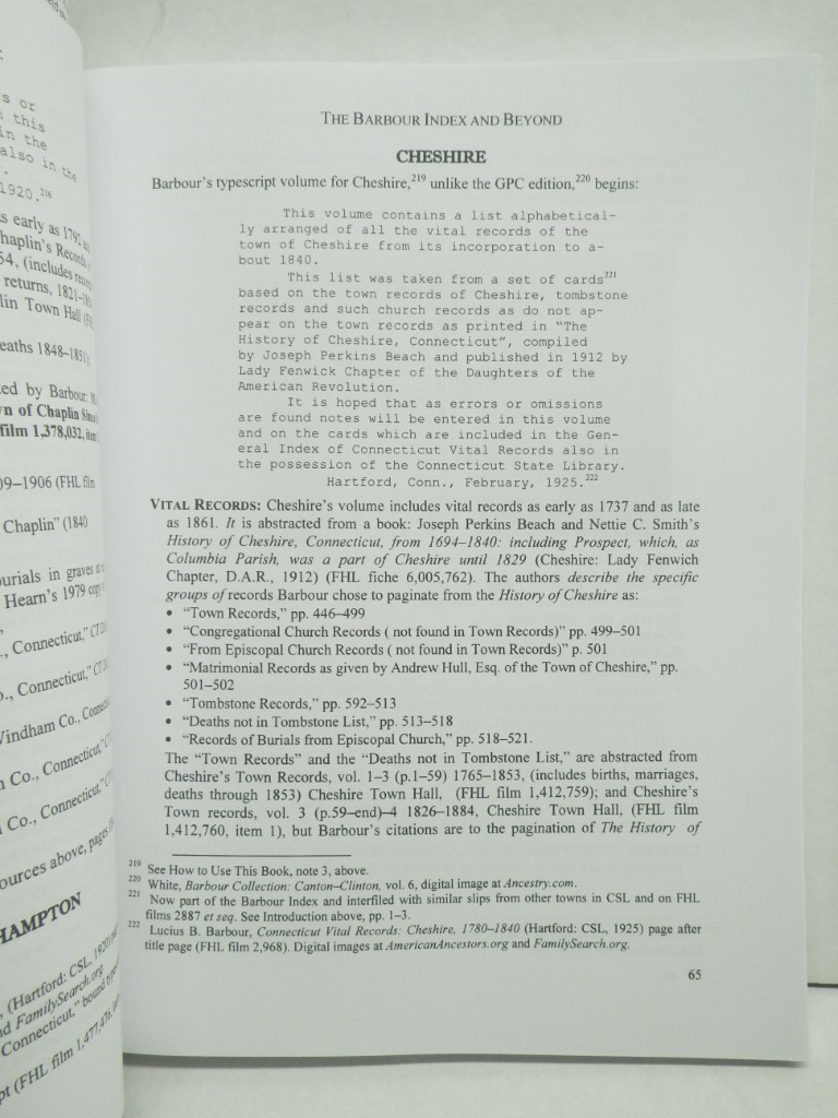 Image 4 of Finding Early Connecticut Vital Records: The Barbour Index and Beyond