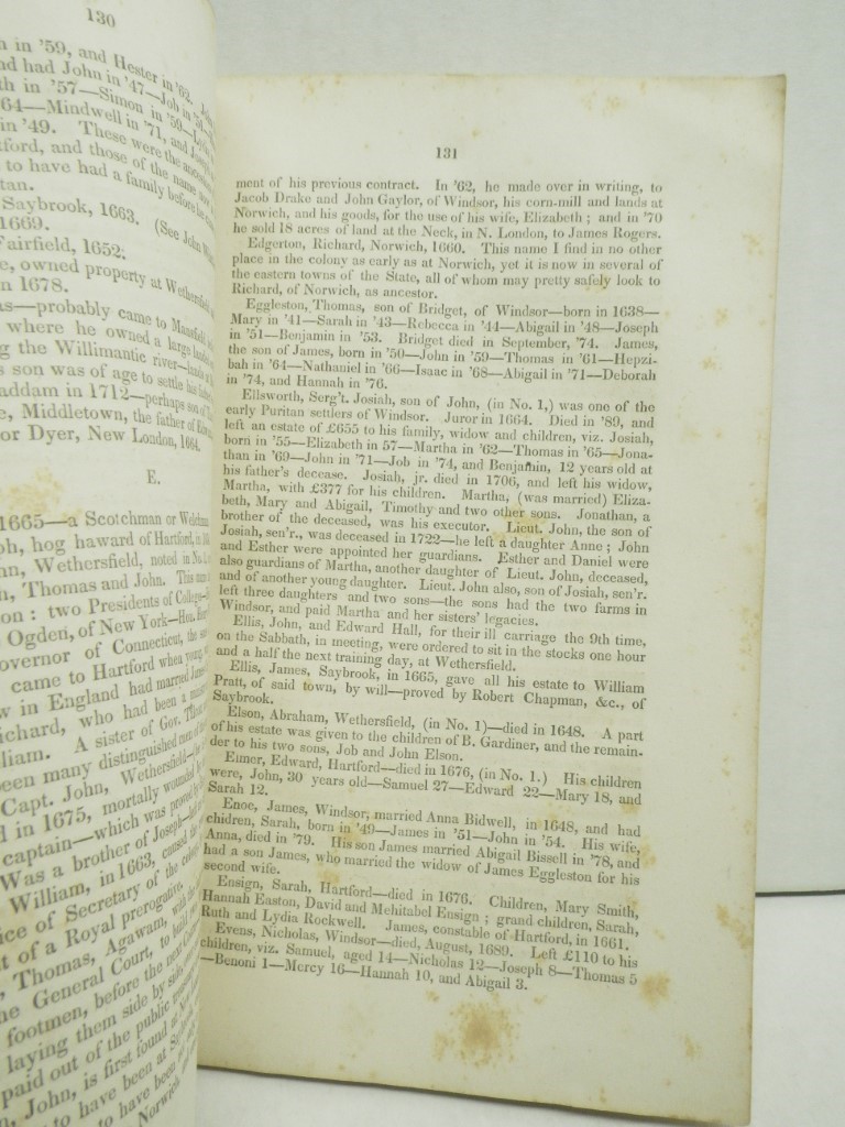 Image 3 of A Catalogue of the Names of the First Puritan Settlers of the Colony of Connecti