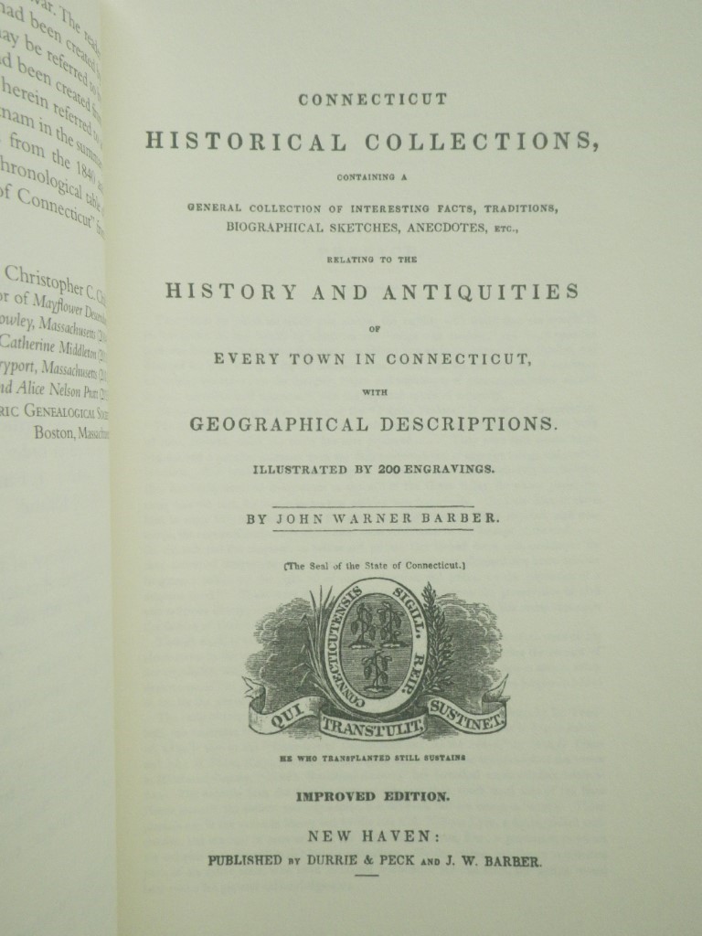 Image 2 of Connecticut Historical Collections: Containing a General Collection of Interesti