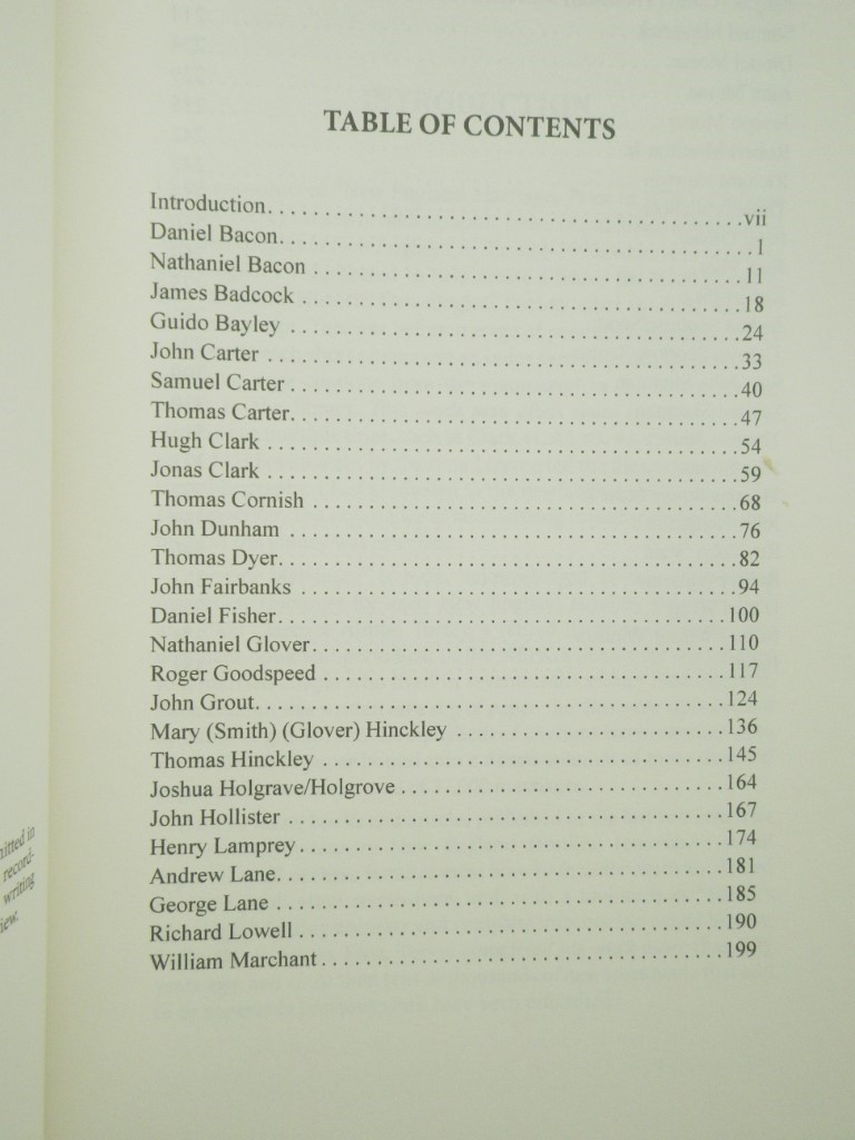 Image 4 of Early New England Families, 1641-1700, Volumes 1 and 2