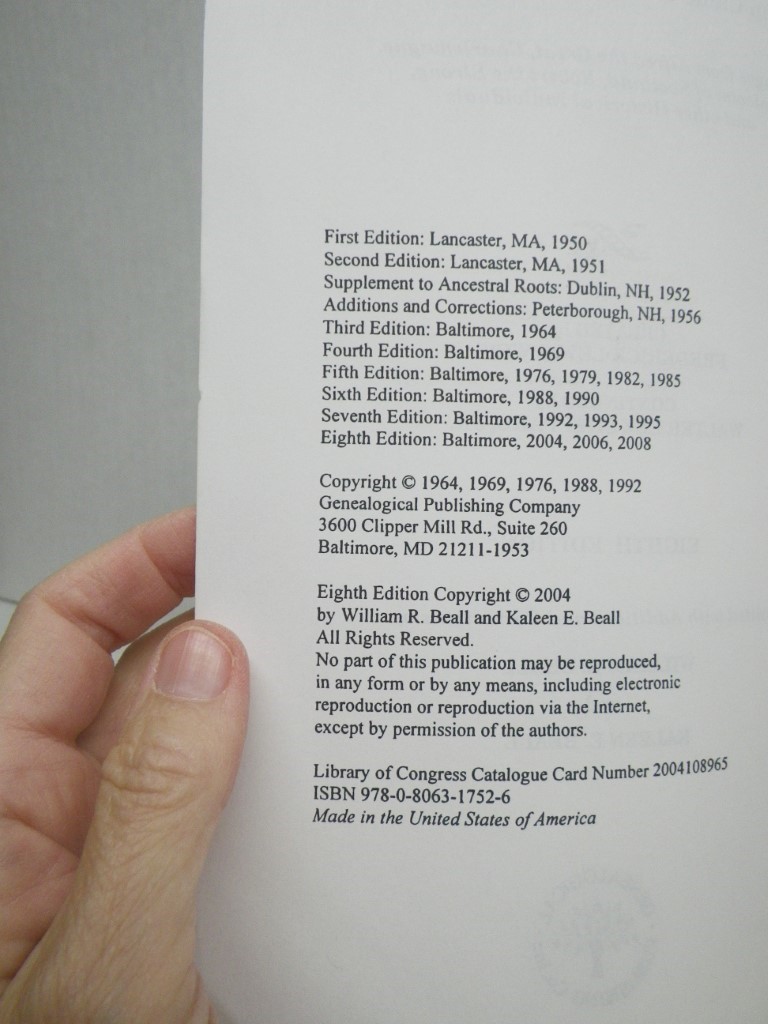 Image 2 of Ancestral Roots of Certain American Colonists Who Came to America before 1700, 8