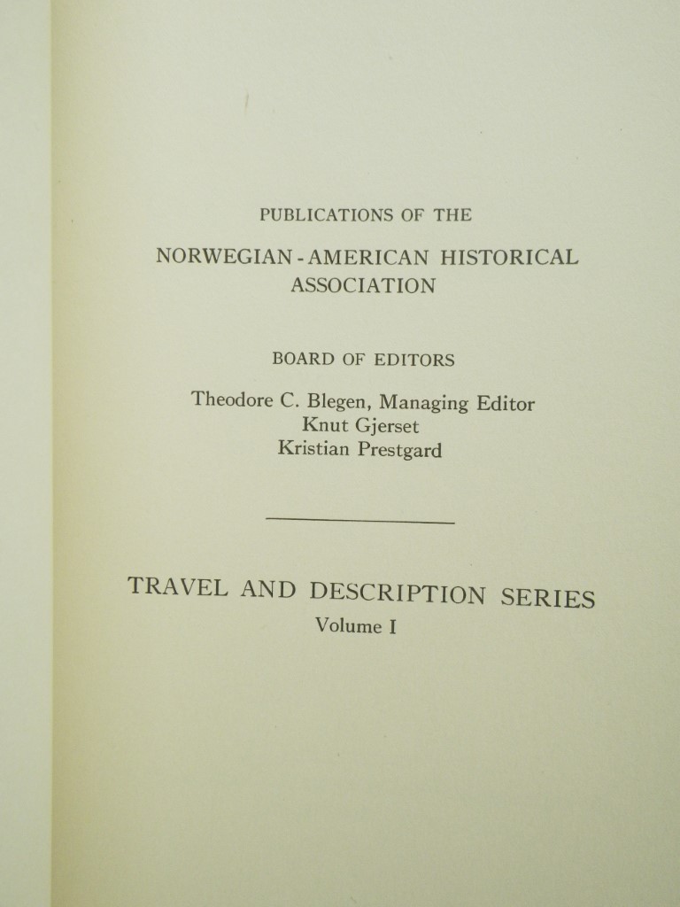 Image 1 of Ole Rynning's True account of America / translated and edited by Theodore C. Ble
