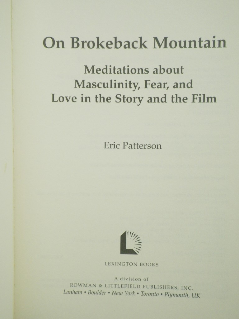 Image 1 of On Brokeback Mountain: Meditations about Masculinity, Fear, and Love in the Stor