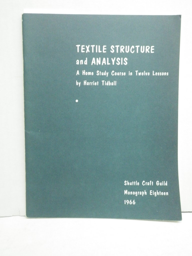 Image 0 of Textile Structure and Analysis