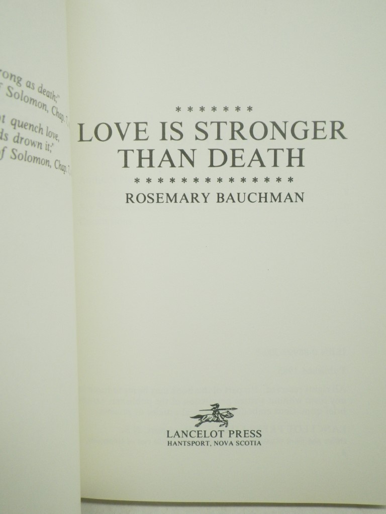 Image 1 of Love is Stronger Than Death:  Personal Ghostly Encounters