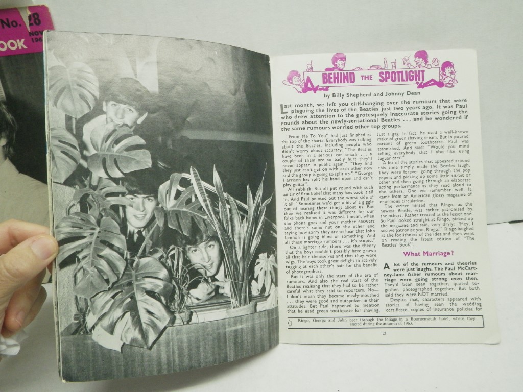 Image 2 of Lot of 2 The Beatles Monthly Book, No. 25,28