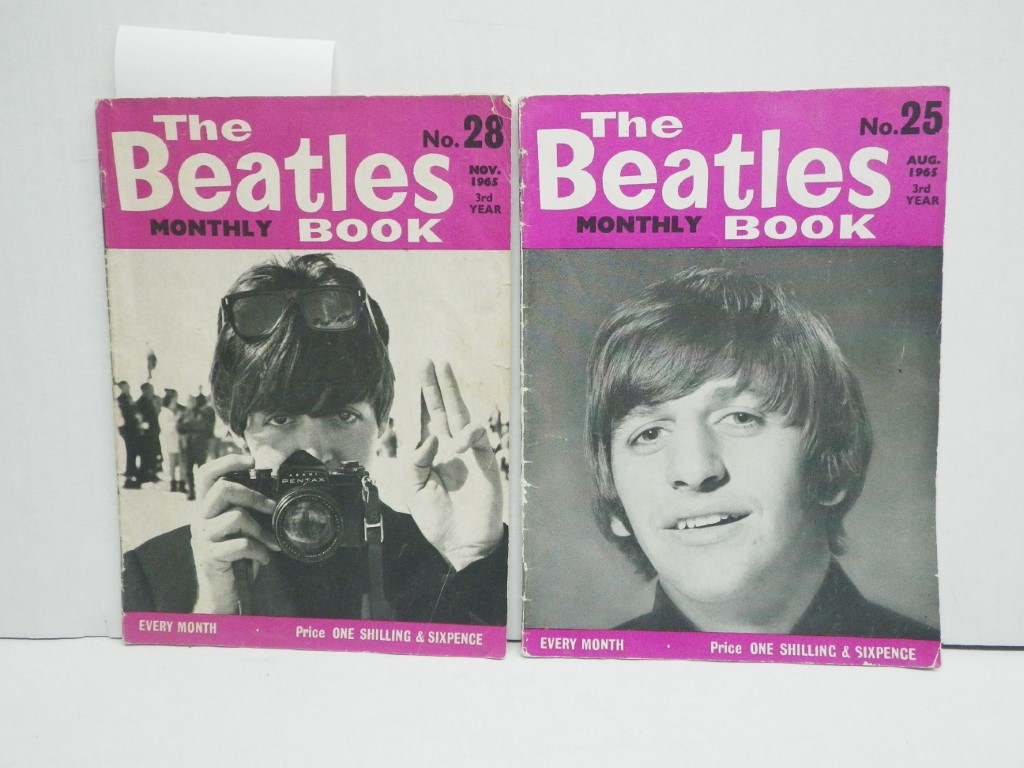 Lot of 2 The Beatles Monthly Book, No. 25,28