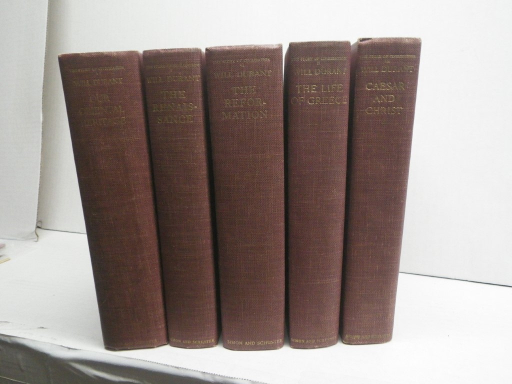 Image 0 of Lot of 5:  The Story of Civilization (vols.I, II, III, V, VI)