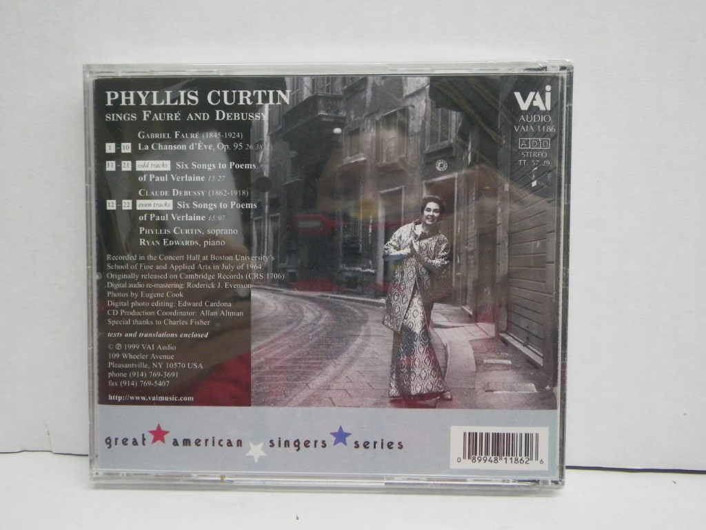 Image 1 of Sings Faure & Debussy