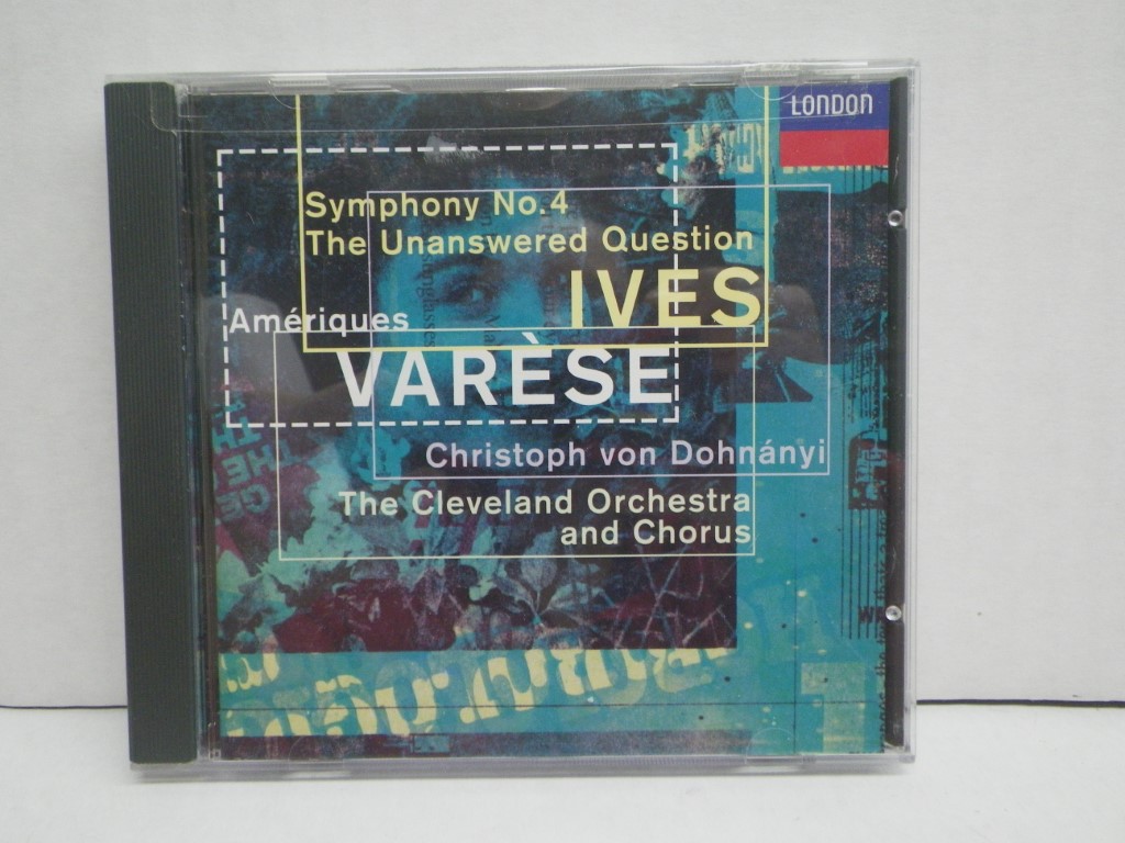 Image 0 of Varese: Ameriques; Ives: Symphony No 4, The Unanswered Question (London)