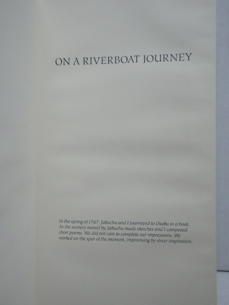 Image 2 of On a Riverboat Journey: A Handscroll by Ito Jakuchu with Poems by Daiten