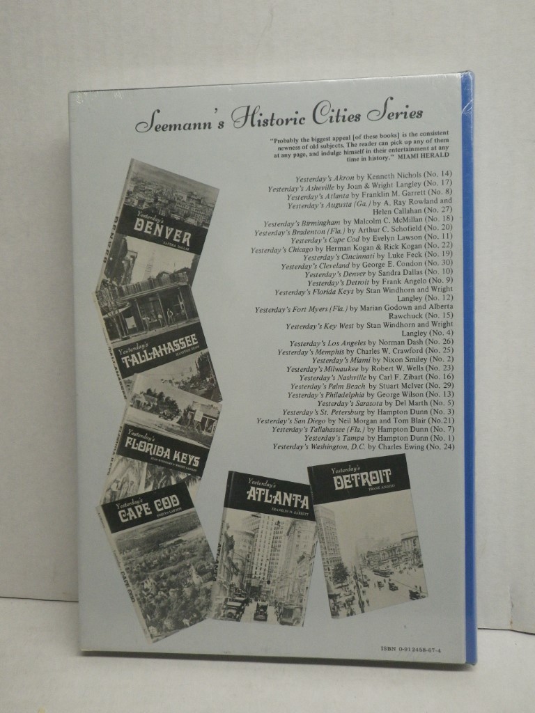 Image 1 of Yesterday's Milwaukee (Seemann's Historic Cities Series ; No. 23)