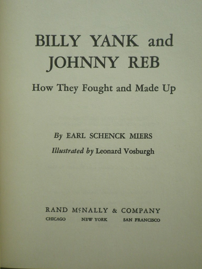 Image 1 of Billy Yank and Johnny Reb:  How They Fought and Made Up