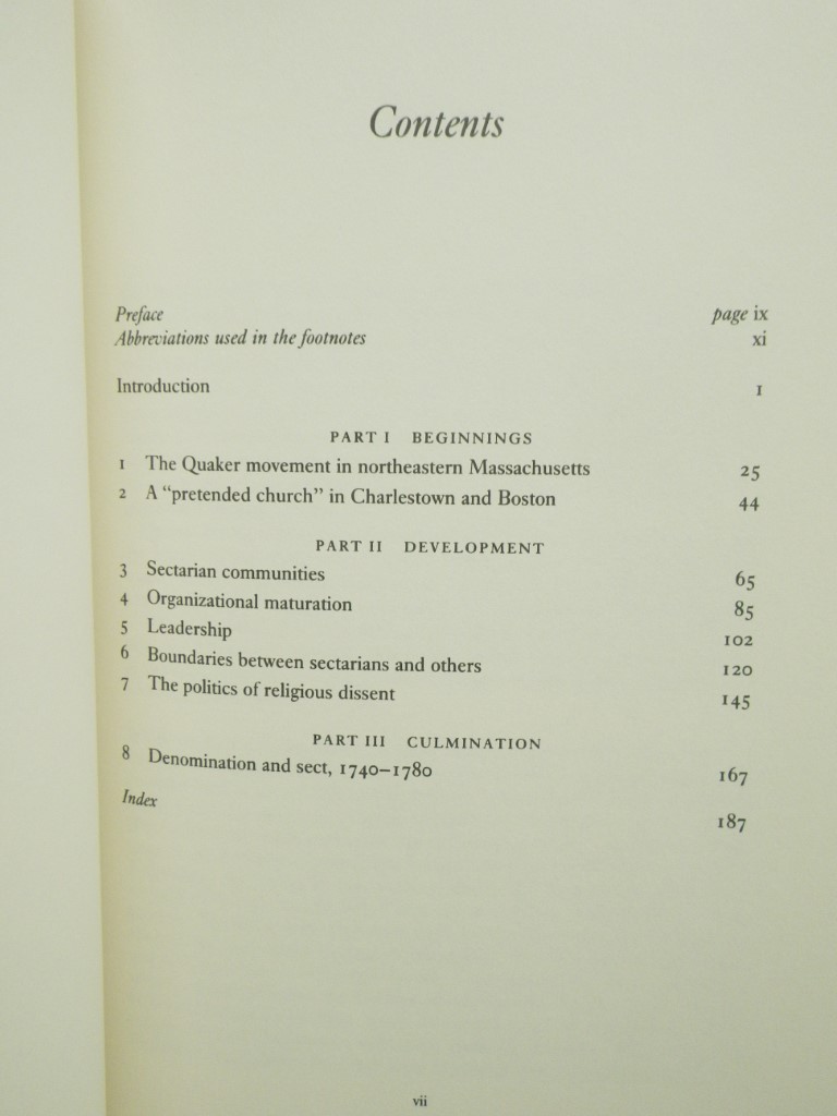 Image 2 of Quakers and Baptists in Colonial Massachusetts