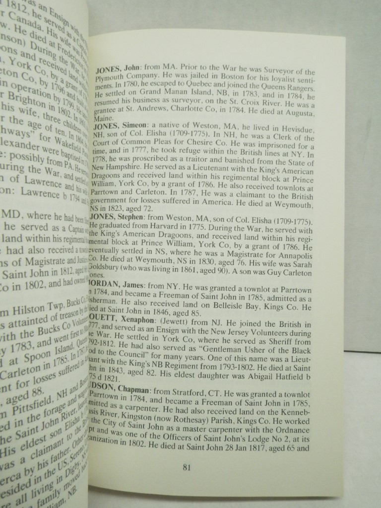 Image 2 of New Brunswick Loyalists: A Bicentennial Tribute